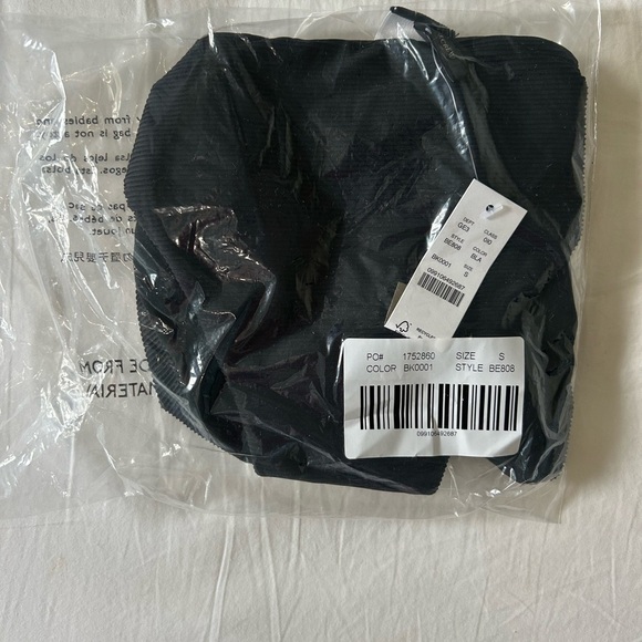 NWT J. Crew Black Ribbed High Rise Cheeky Bikini Swim Bottom - Picture 5 of 7